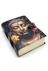 ONK Miscellaneous - Leather Journal Buddha & Lotus 15x11cm