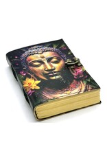 ONK Miscellaneous - Leather Journal Buddha & Lotus 18x13cm