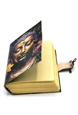 ONK Miscellaneous -   Leren Notitieboek Boeddha & Lotus 15x11cm