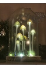 SDW Giftware & Lifestyle - Mushroom LED Glass Dome Display