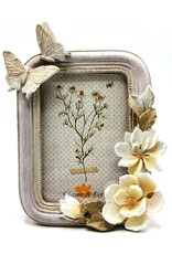 C&E Miscellaneous -   Photoframe Butterflies and Magnolias Art Deco lilac