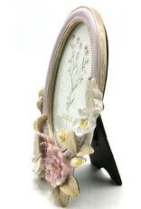 C&E Miscellaneous - Fotolijst Vlinders en Bloemen Ovaal lila-creme