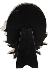 C&E Miscellaneous - Photo frame Butterflies and Flowers oval lilac-cream