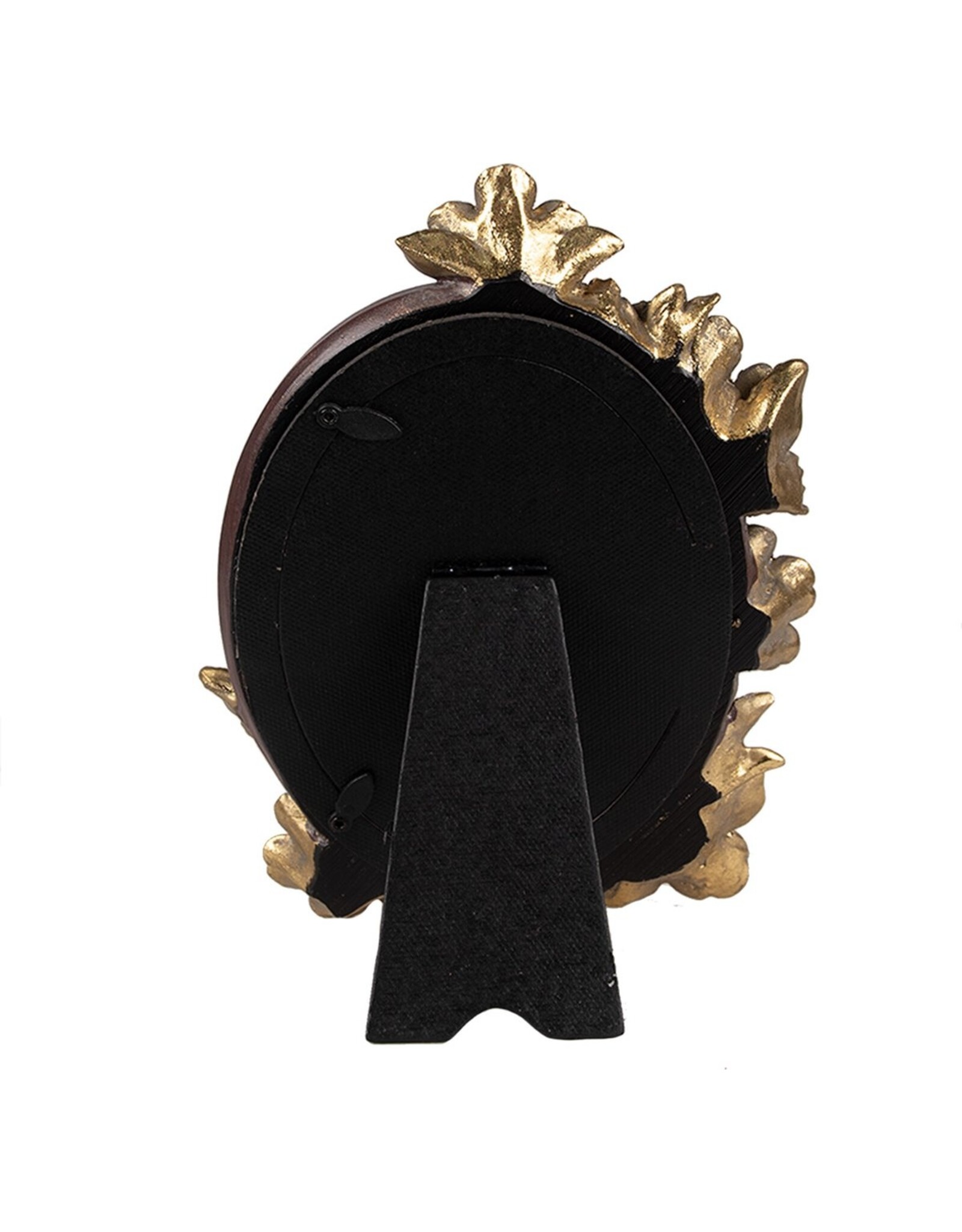 C&E Miscellaneous - Photo frame Butterflies and flowers oval bordeaux-gold