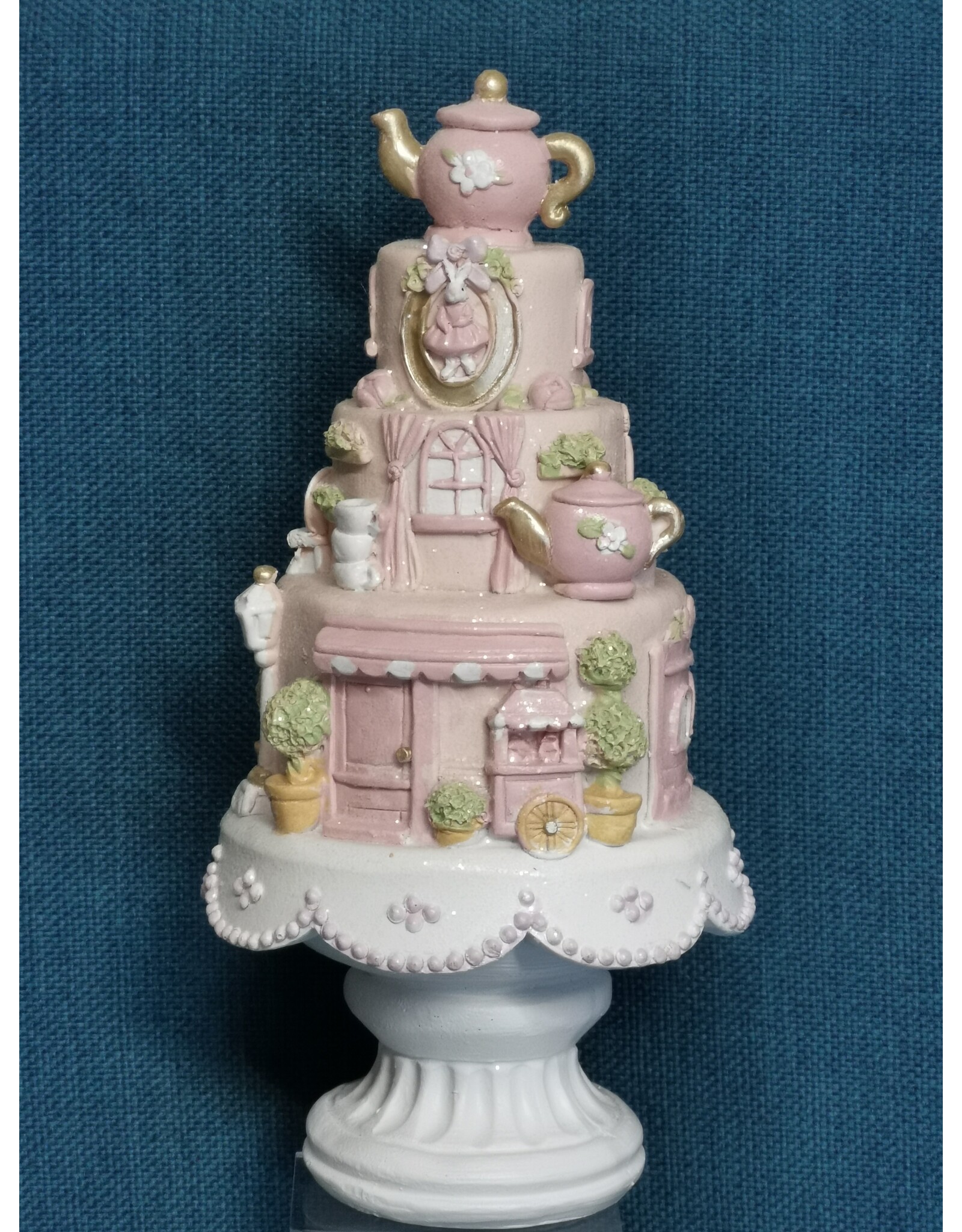 C&E Giftware Beelden Collectables - Decoratief Beeldje Taart 23cm