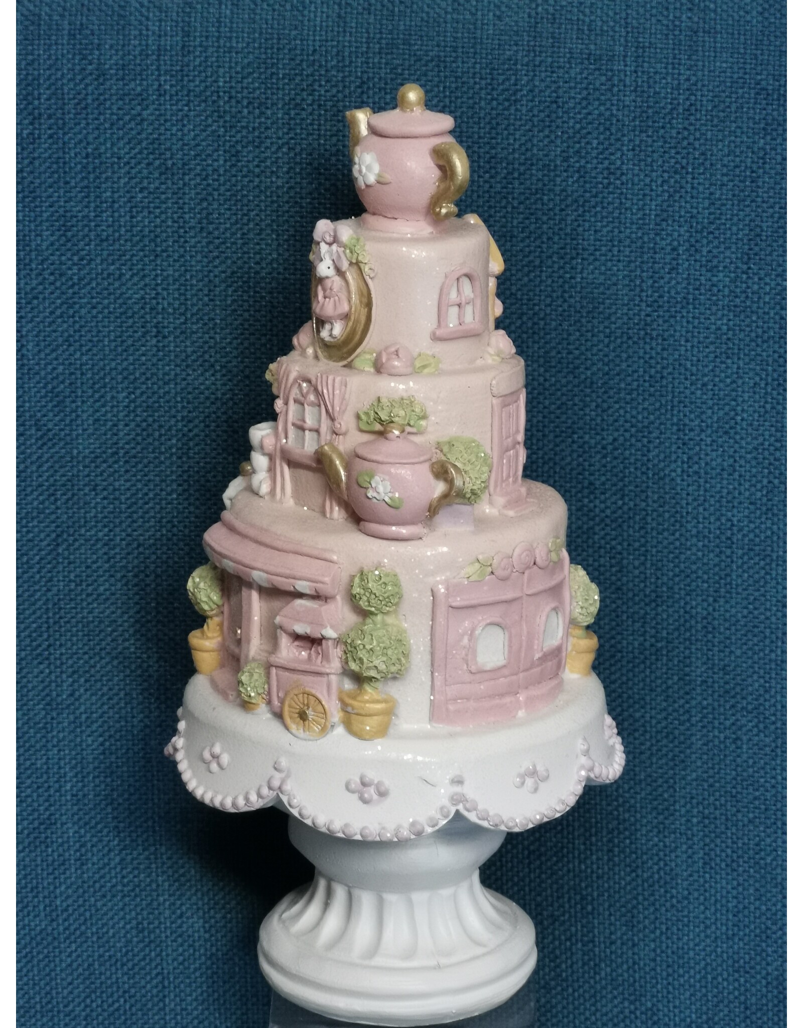 C&E Giftware Beelden Collectables - Decoratief Beeldje Taart 23cm