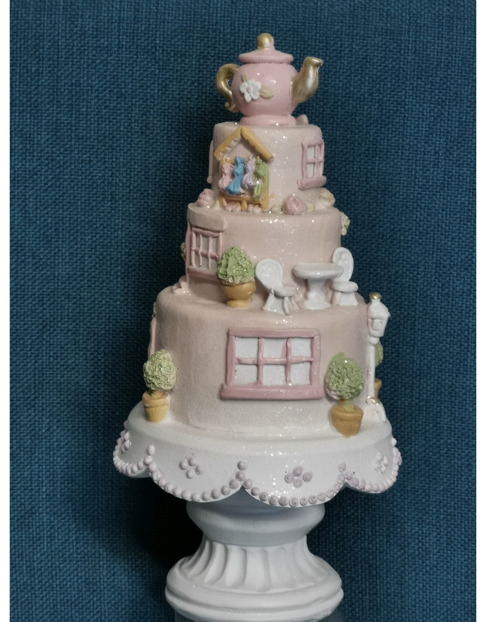 C&E Giftware Beelden Collectables - Decoratief Beeldje Taart 23cm