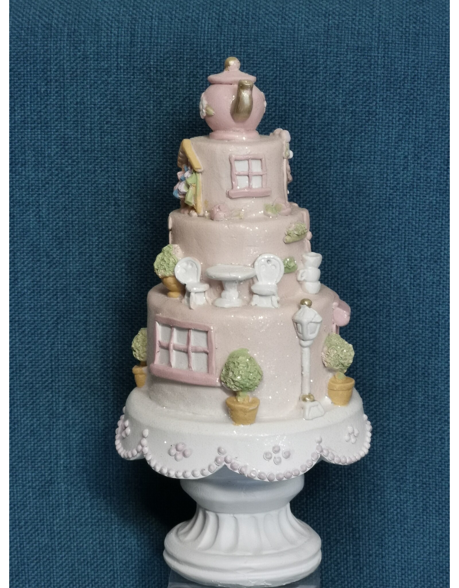 C&E Giftware Beelden Collectables - Decoratief Beeldje Taart 23cm