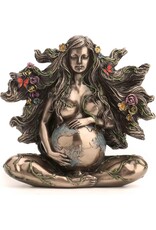 Veronese Design Giftware & Lifestyle - Sitting Pregnant Mother Gaia with Butterflies