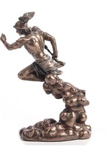 Veronese Design Giftware Beelden Collectables  - Hermes Rennend met Caduceus Veronese Design