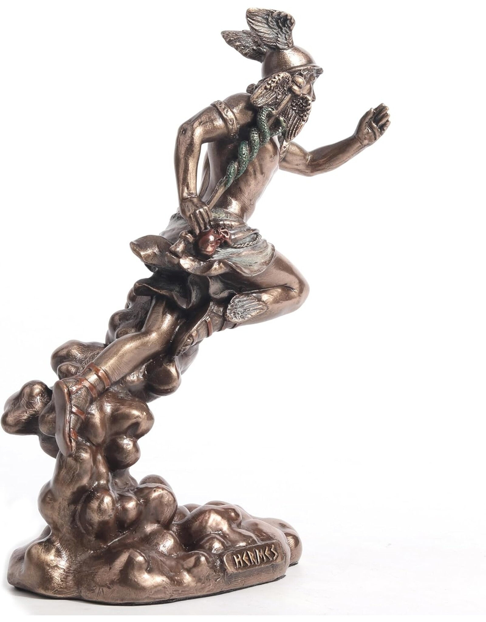 Veronese Design Giftware Figurines Collectables - Hermes Running with Caduceus Veronese Design
