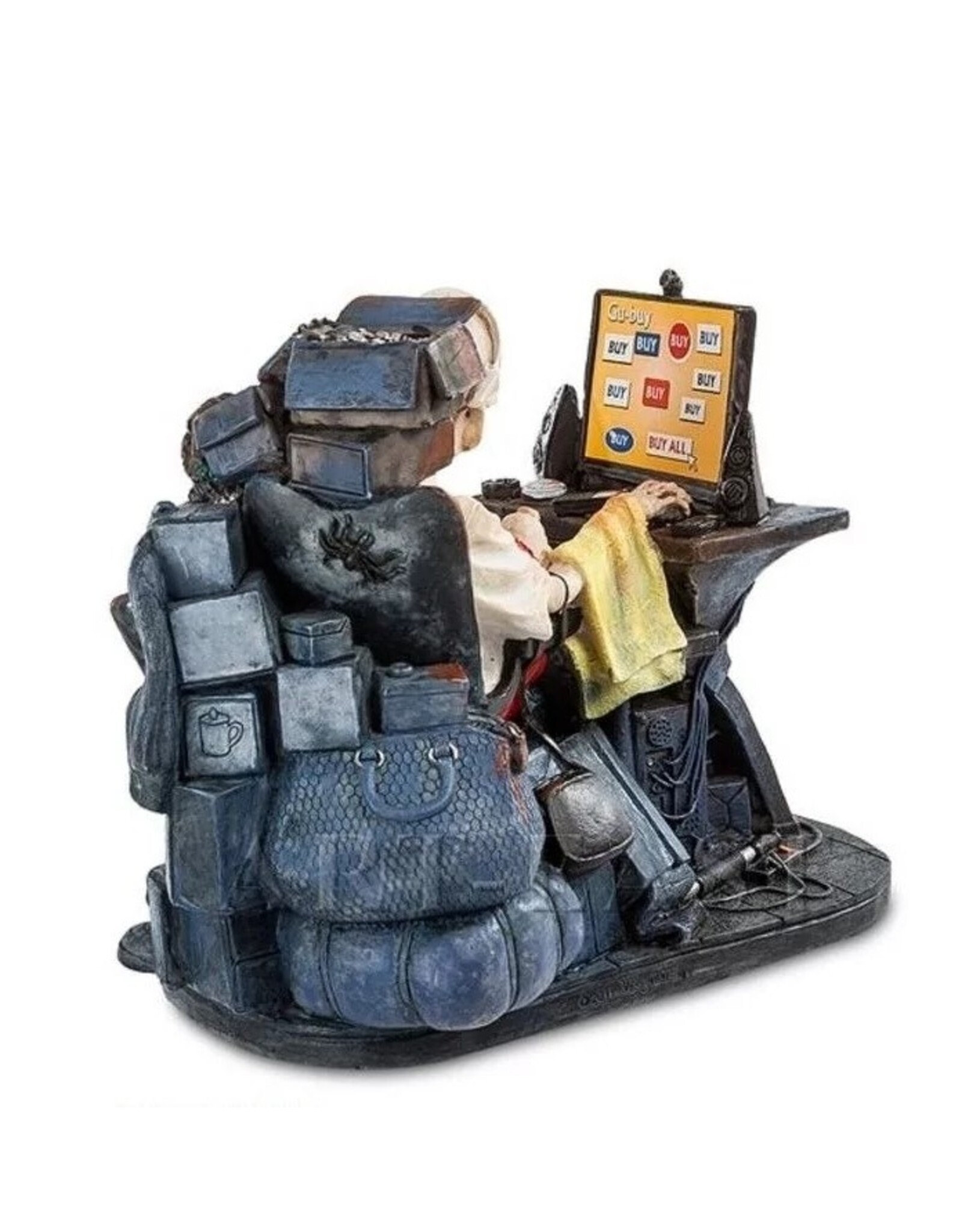 Veronese Design Veronese Design - Internet Shopping Verslaafd - Skelet Figuur Veronese Design