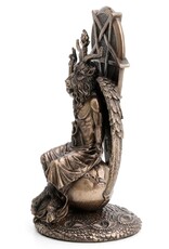 Veronese Design Giftware & Lifestyle - Baphomet zittend op Aardbol 20,5cm Veronese Design