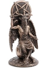 Veronese Design Giftware & Lifestyle - Baphomet zittend op Aardbol 20,5cm Veronese Design
