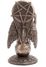 Veronese Design Giftware & Lifestyle - Baphomet zittend op Aardbol 20,5cm Veronese Design