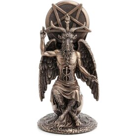Veronese Design Baphomet sitting on Globe 20.5cm Veronese Design