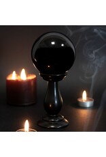SWG Miscellaneous - Black Crystal Ball on Stand Ø9cm
