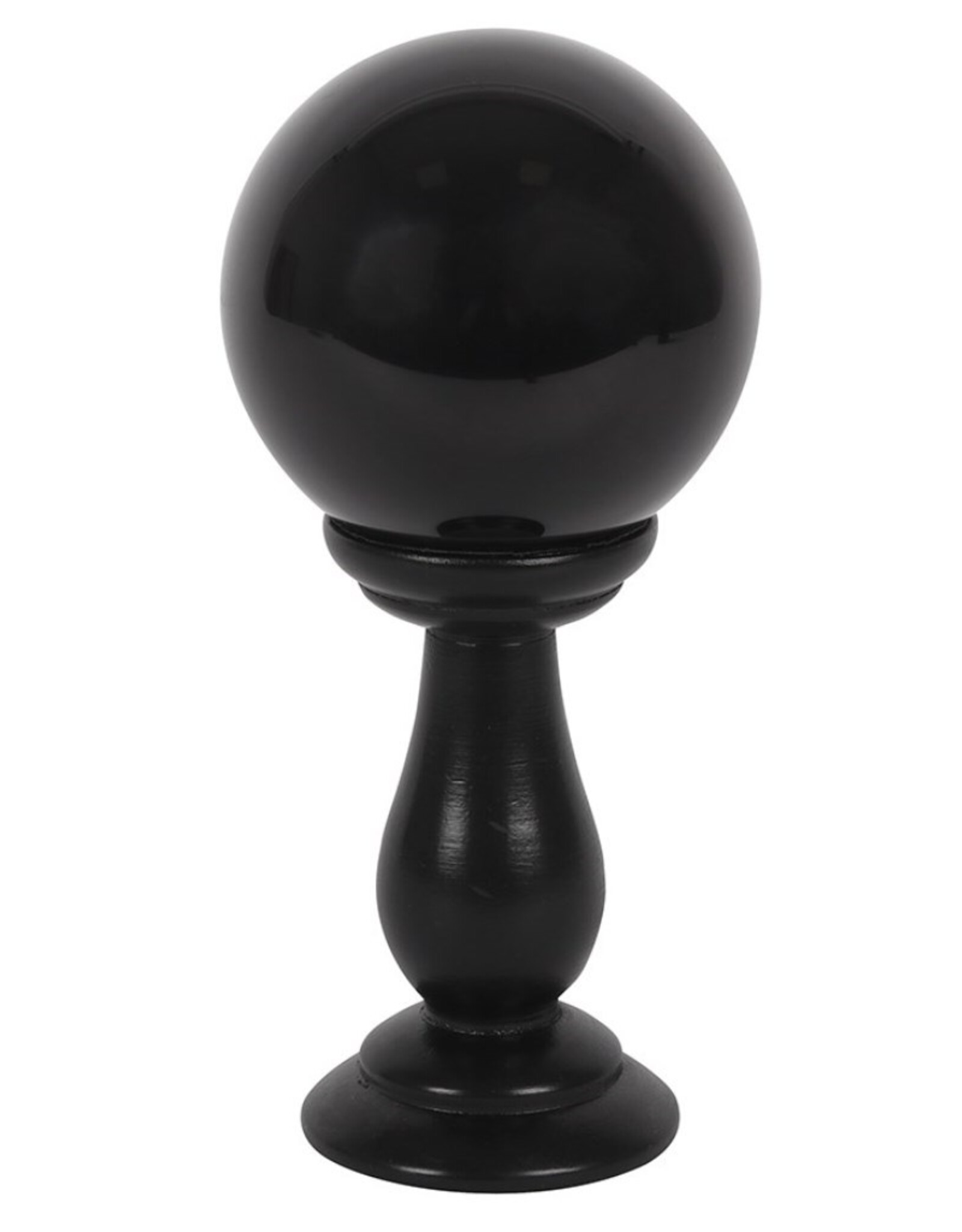 SWG Miscellaneous - Black Crystal Ball on Stand Ø9cm