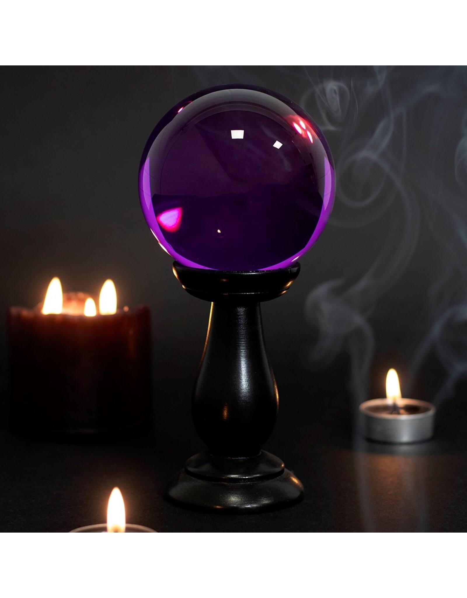 SWG Miscellaneous - Purple Crystal Ball on Stand Ø9cm
