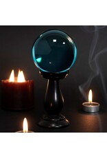 SWG Miscellaneous - Teal Crystal Ball on Stand Ø9cm