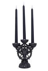 NemesisNow Reapers, schedels en draken - Baphomet's Radiance kandelaar met LED kaarsen