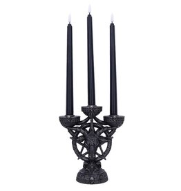 NemesisNow Baphomet's Radiance candelabra with LED candles