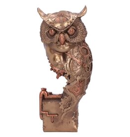 NemesisNow Ohm Owl Steampunk statue 29cm Nemesis Now