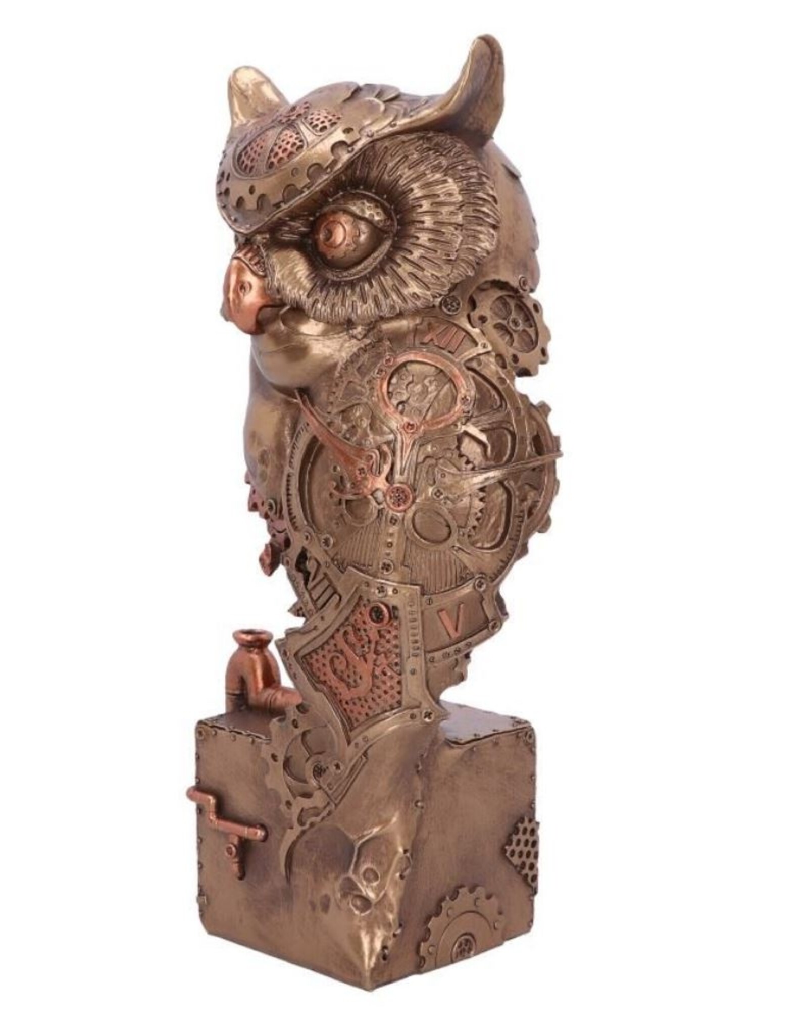 NemesisNow Giftware & Lifestyle - Ohm Owl Steampunk statue 29cm Nemesis Now