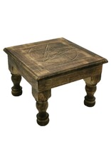 SDW Miscellaneous - Altar table with Pentagram  - Mango wood