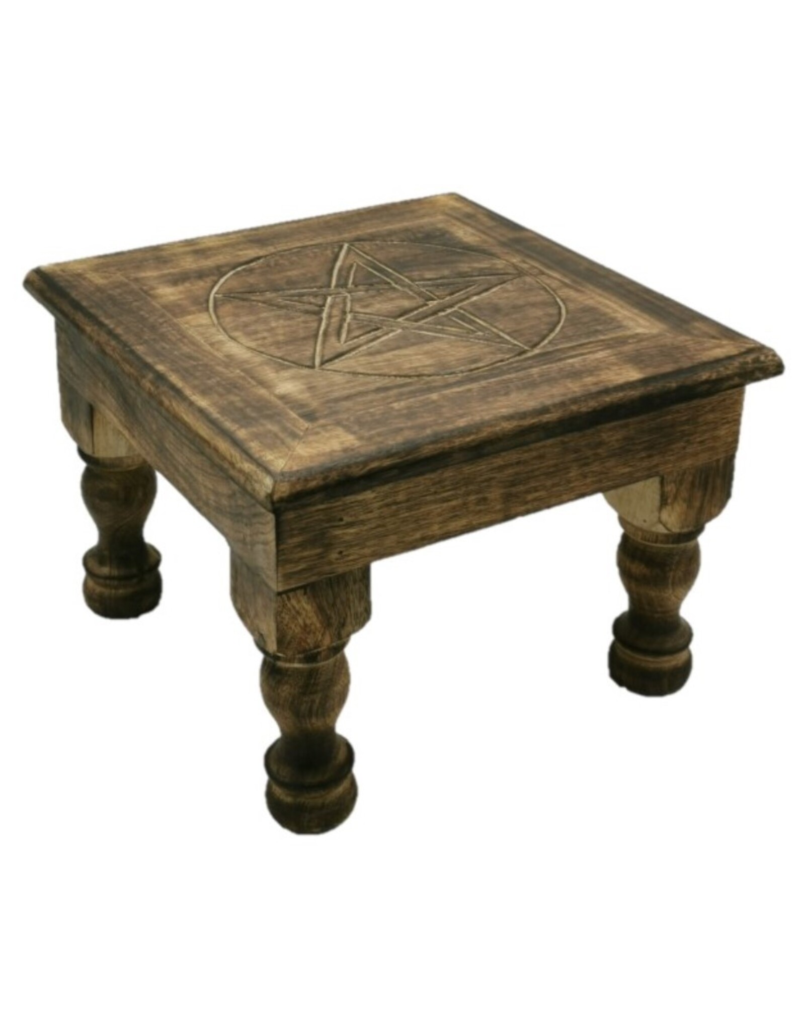 SDW Miscellaneous - Altar table with Pentagram  - Mango wood