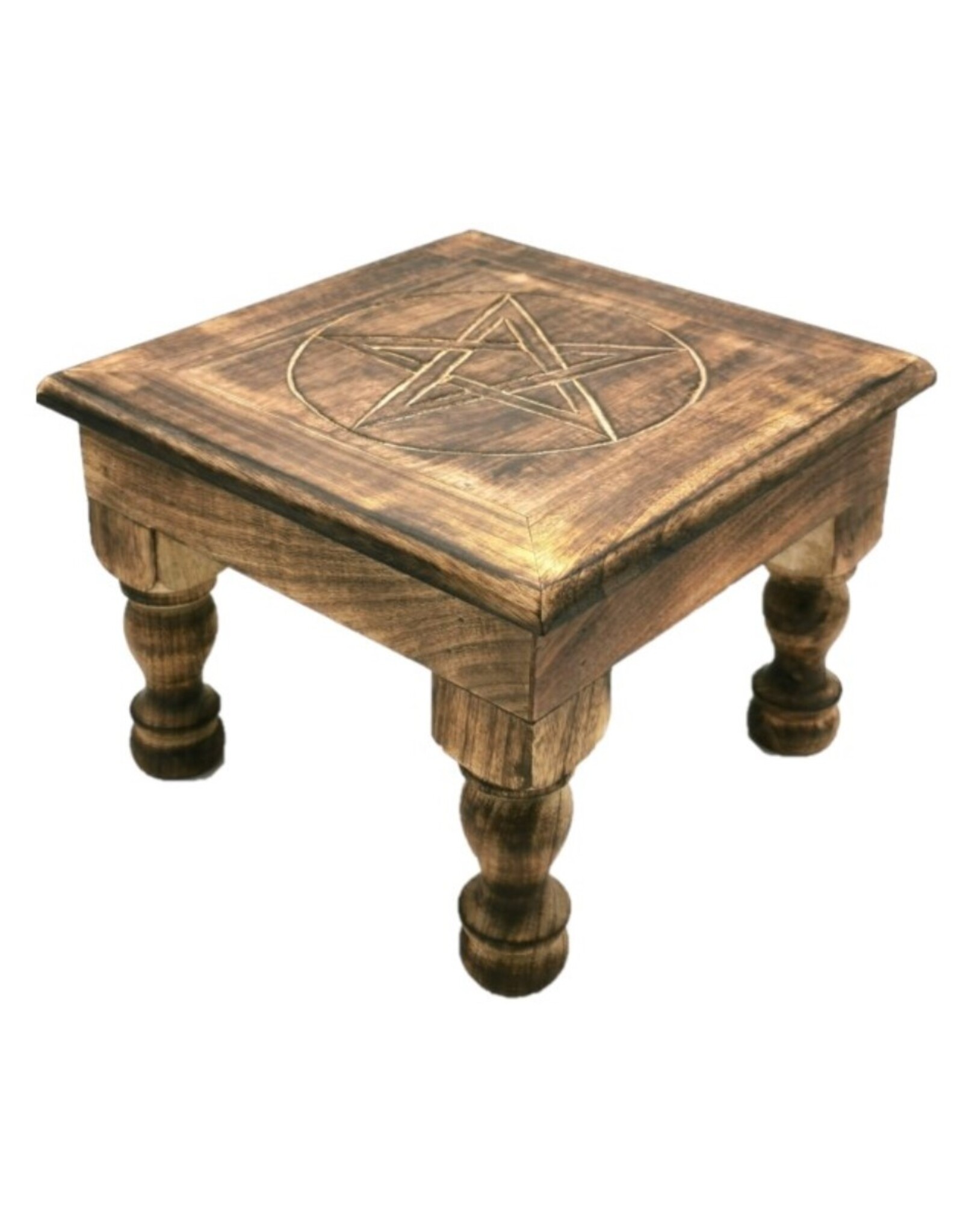 SDW Miscellaneous - Altar table with Pentagram  - Mango wood