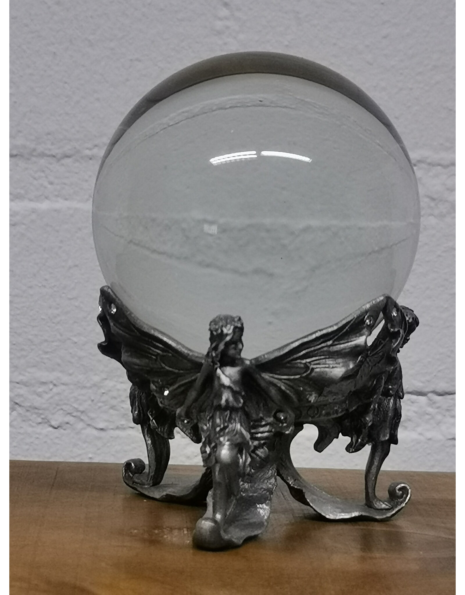 Veronese Design Miscellaneous - Fairy Driepoot Kristallen Bol met Standaard