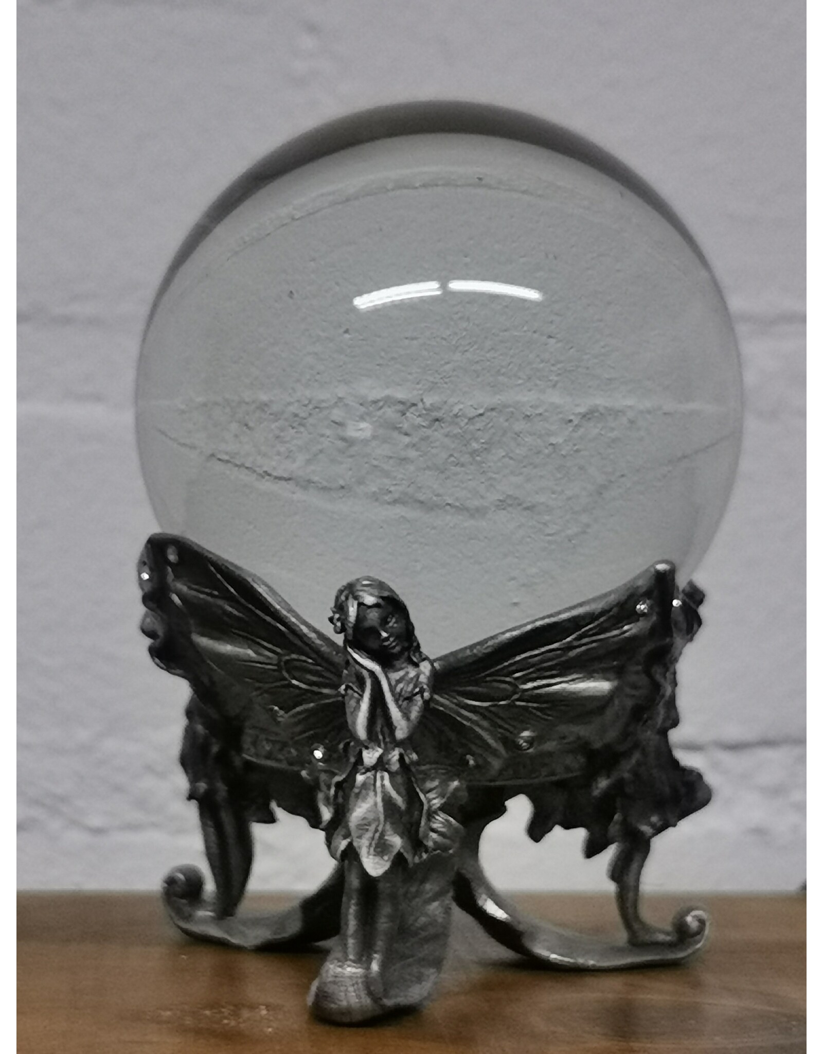 Veronese Design Miscellaneous - Fairy Driepoot Kristallen Bol met Standaard