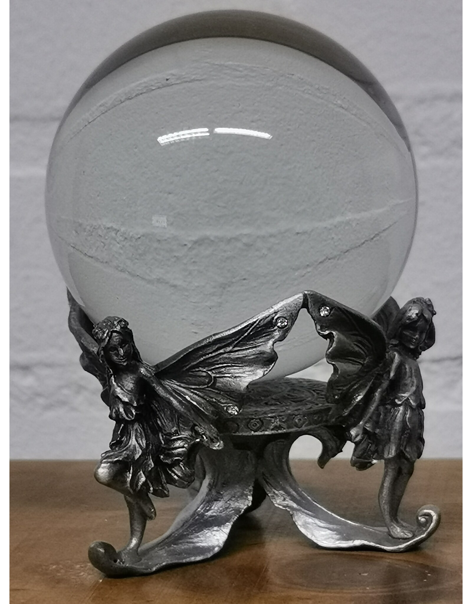 Veronese Design Miscellaneous - Fairy Driepoot Kristallen Bol met Standaard