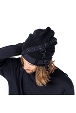 Chemical Black Gothic and Steampunk accessories - Chemical Black COMBAT hat black