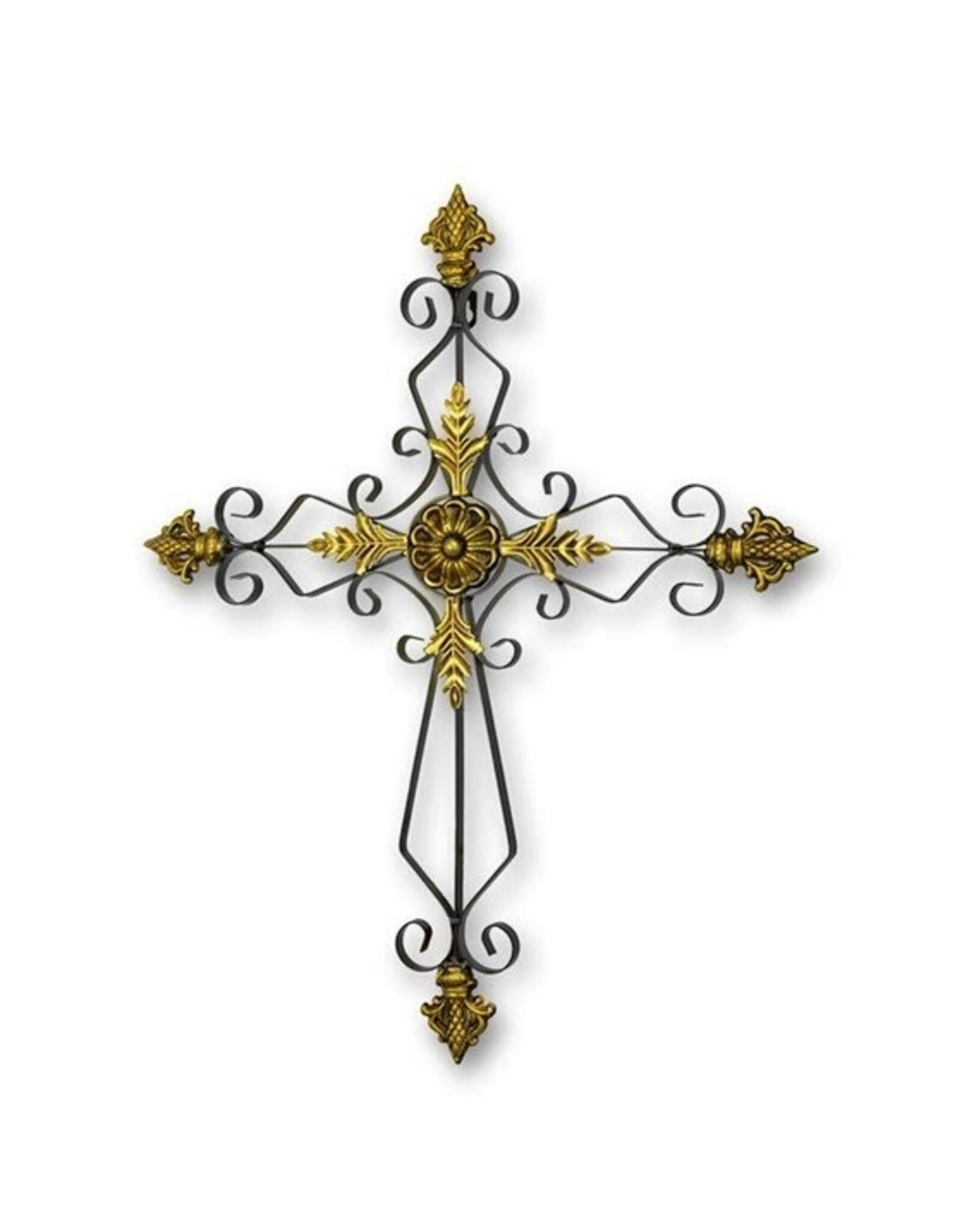 Trukado Miscellaneous - Victorian Iron Cross Wall Decoration
