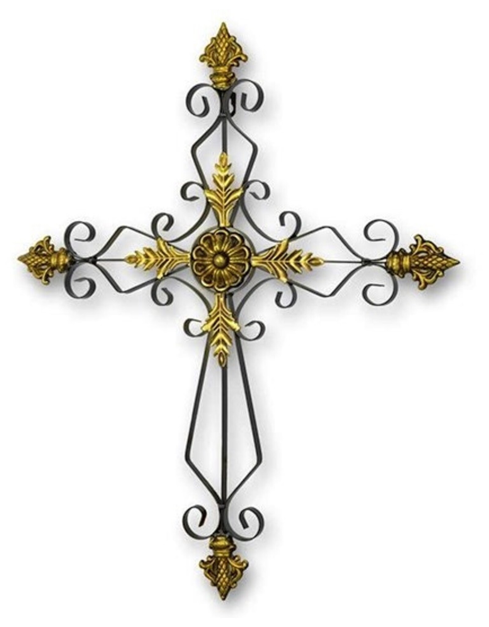 Trukado Miscellaneous - Victorian Iron Cross Wall Decoration