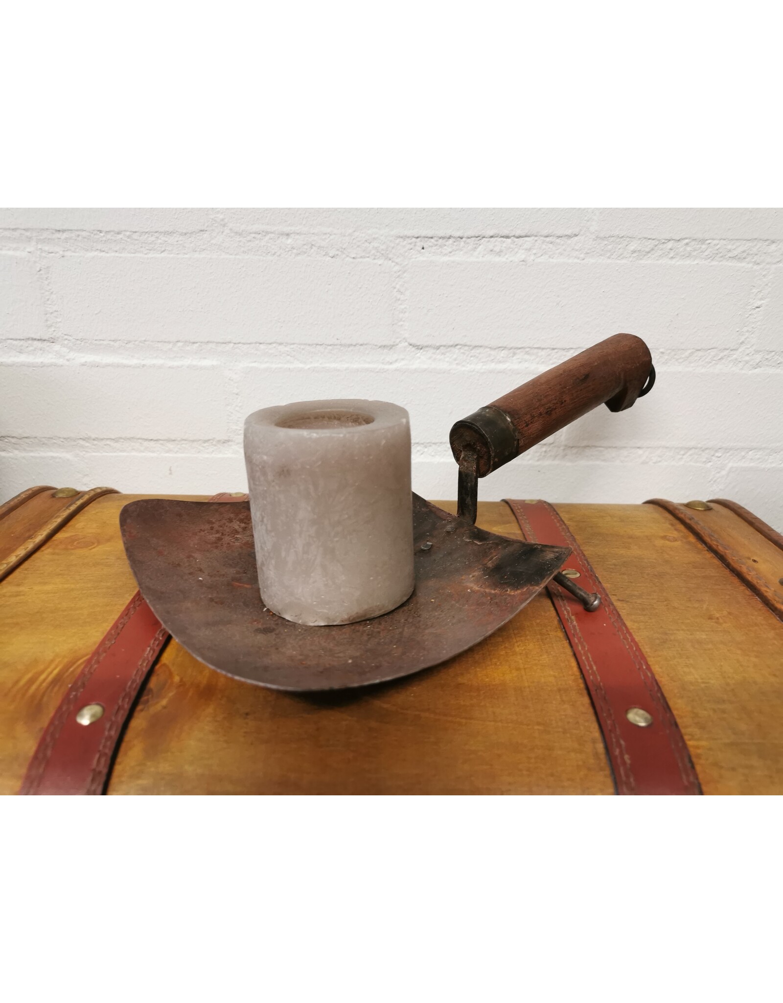 Gifts Amsterdam Giftware Figurines Collectables - Industrial Candlestick ‘Kjeld’ - Antique black metal