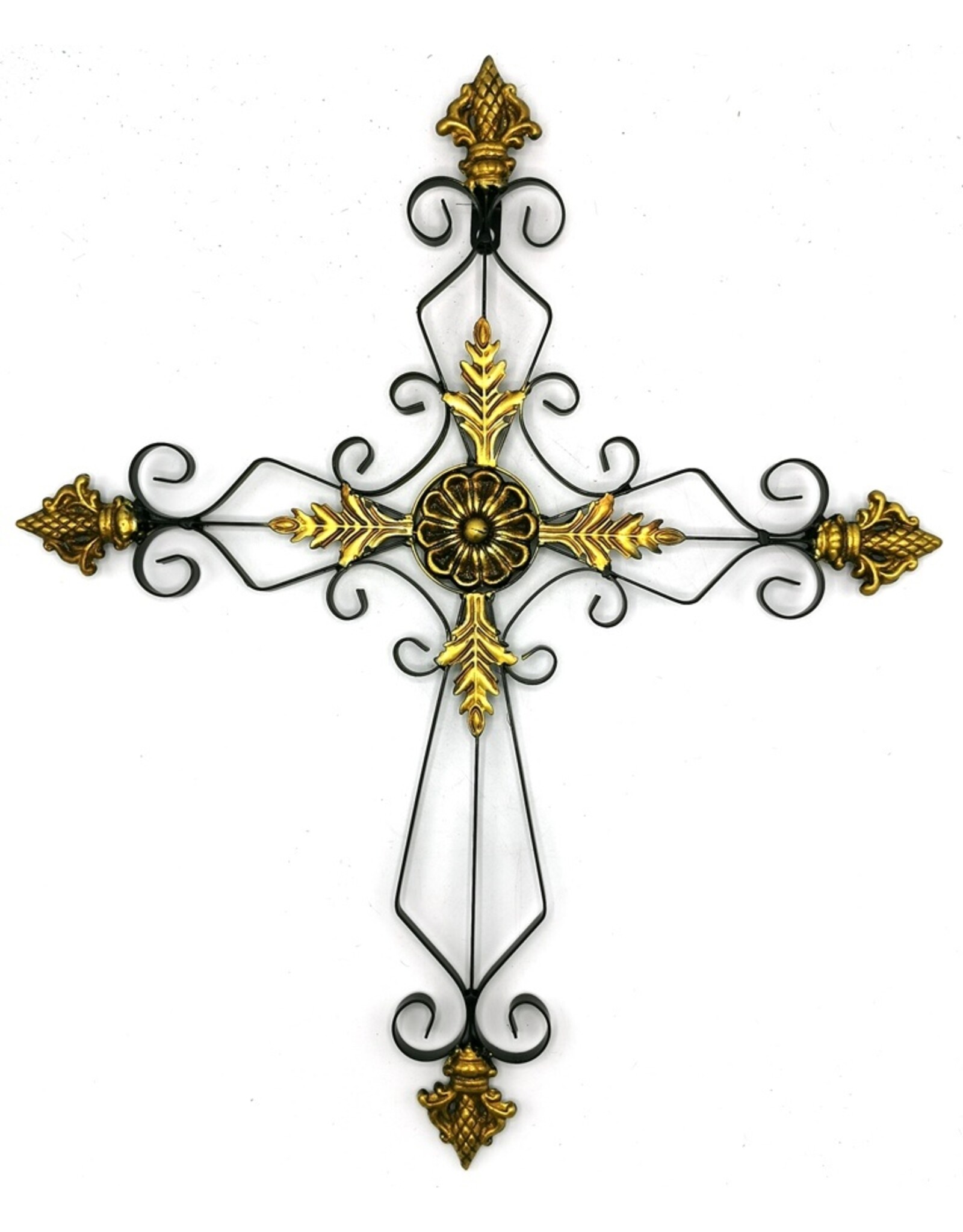Trukado Miscellaneous - Victorian Iron Cross Wall Decoration