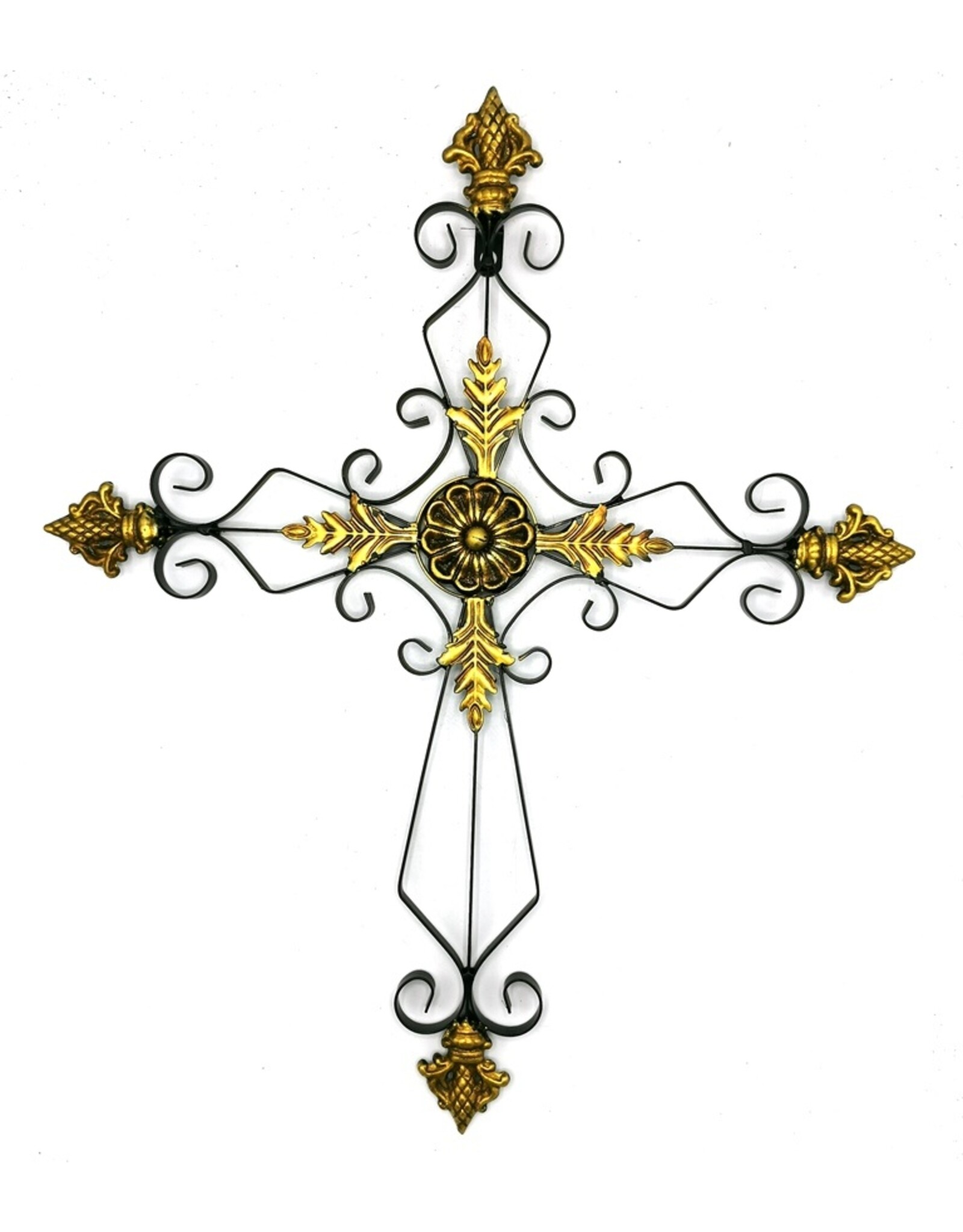 Trukado Miscellaneous - Victorian Iron Cross Wall Decoration