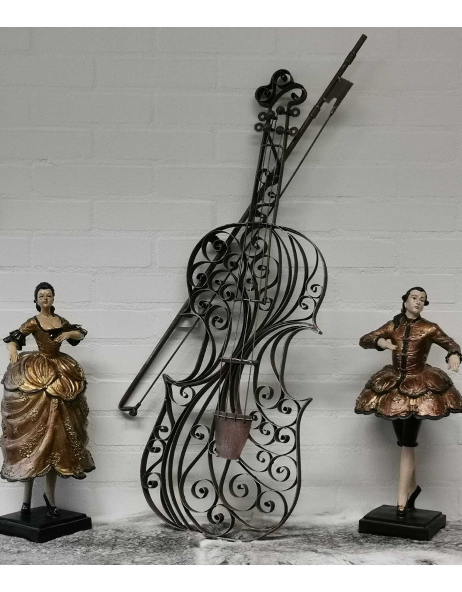 Trukado Miscellaneous -  Iron Violin Wall Decor