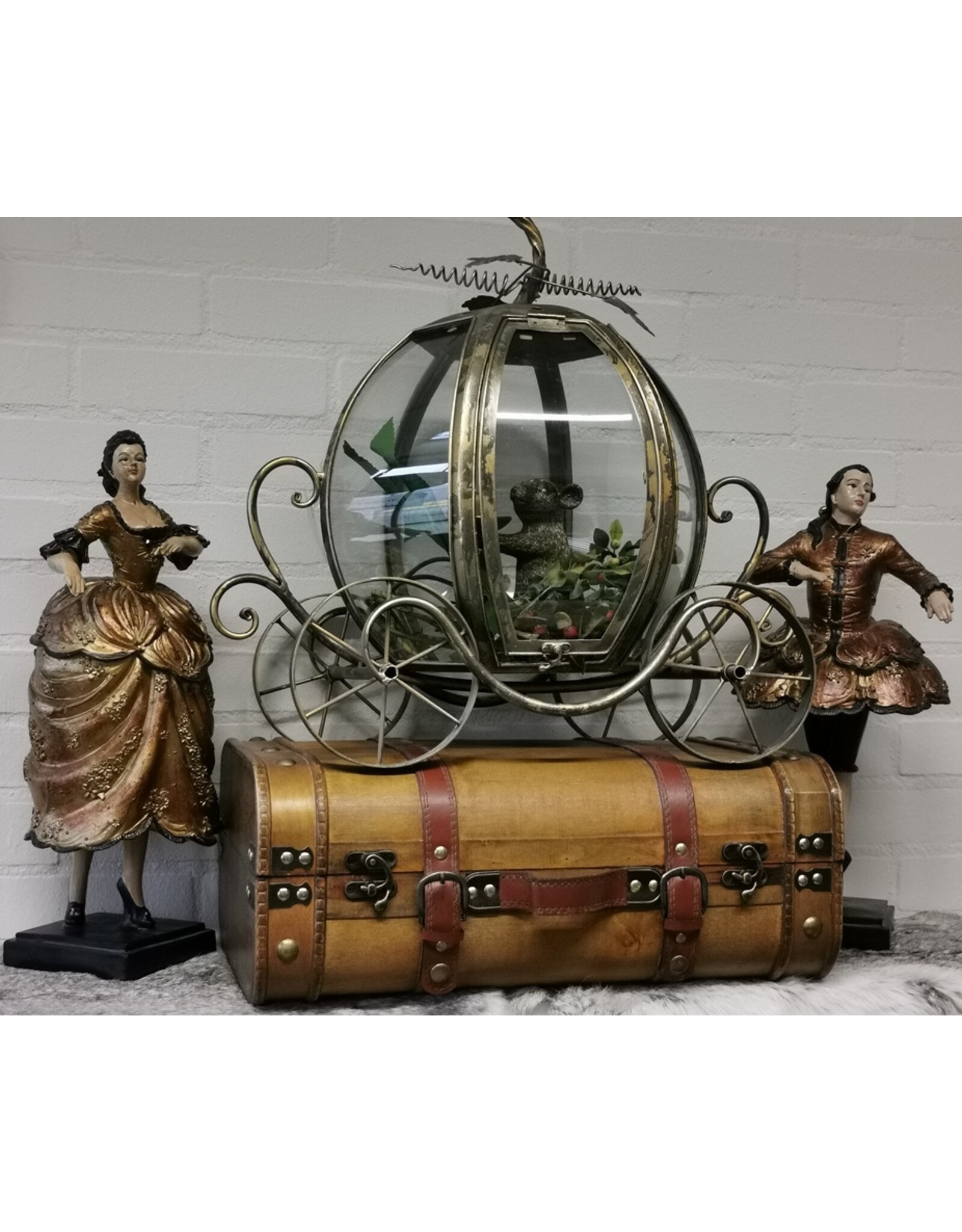 Trukado Miscellaneous - Pumpkin Carriage - Cinderella's Carriage Tin Lantern