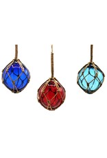 Trukado Miscellaneous - Fishnet float Glass Ball Ø 12. 5cm - Set of 3