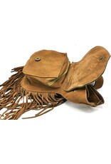 Trukado Leather Festival bags, waist bags and belt bags - Leather waist bag with cowhide Festival bag Ibiza Style