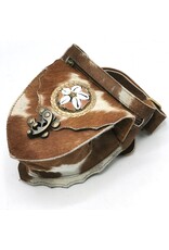 Trukado Leather Festival bags, waist bags and belt bags - Cowhide waist bag with Vintage Hook