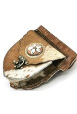 Trukado Leather Festival bags, waist bags and belt bags - Cowhide Ibiza Waist Bag with Shell Ornament and Hook