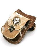 Trukado Leather Festival bags, waist bags and belt bags - Cowhide waist bag with vintage hook