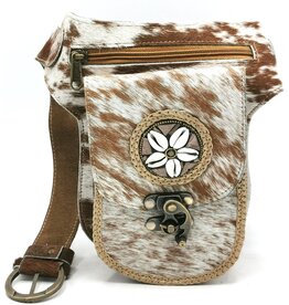 Trukado Leather waist bag cowhide Ibiza Style