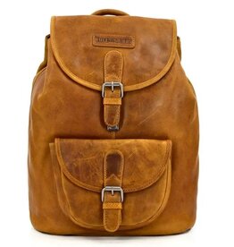 HillBurry HillBurry Backpack with drawstring, flap and slide closure