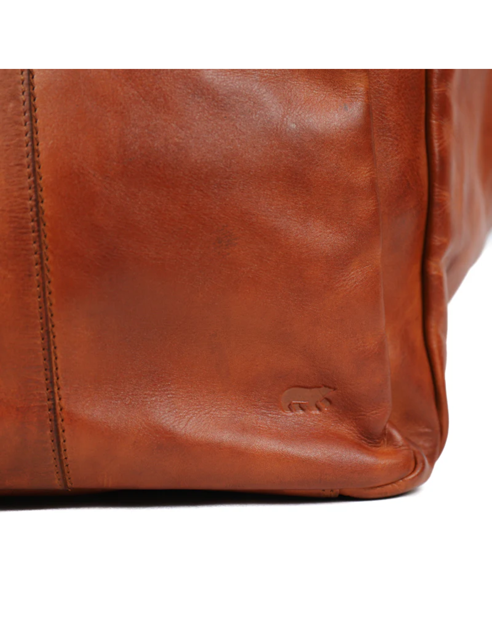 Bear Design Leren werktassen en Leren laptoptassen - Bear Design Dokterstas "Uwe" cognac